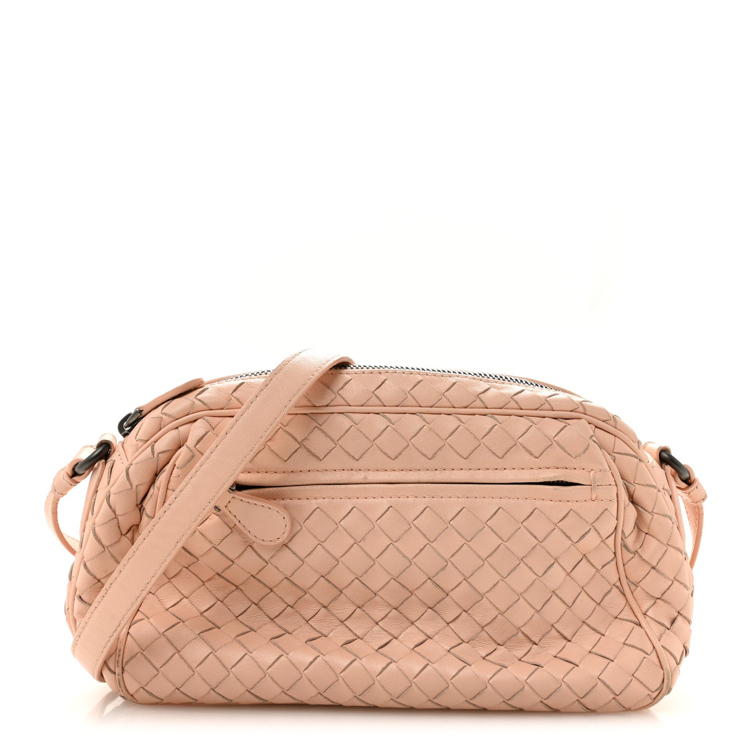 Bottega Veneta Nappa Intrecciato Crossbody Flamingo 1 of 15