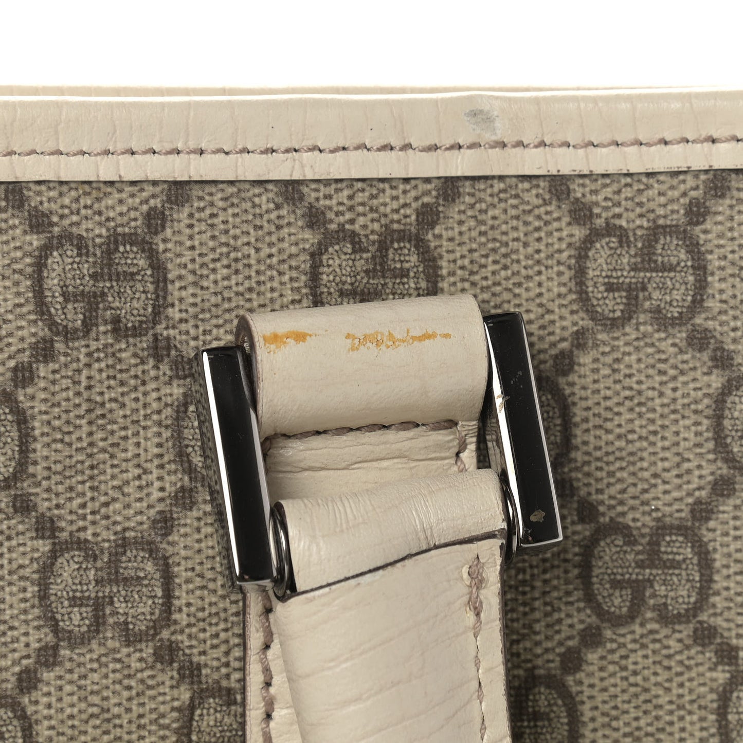 GG Plus Monogram Medium Joy Tote Off White