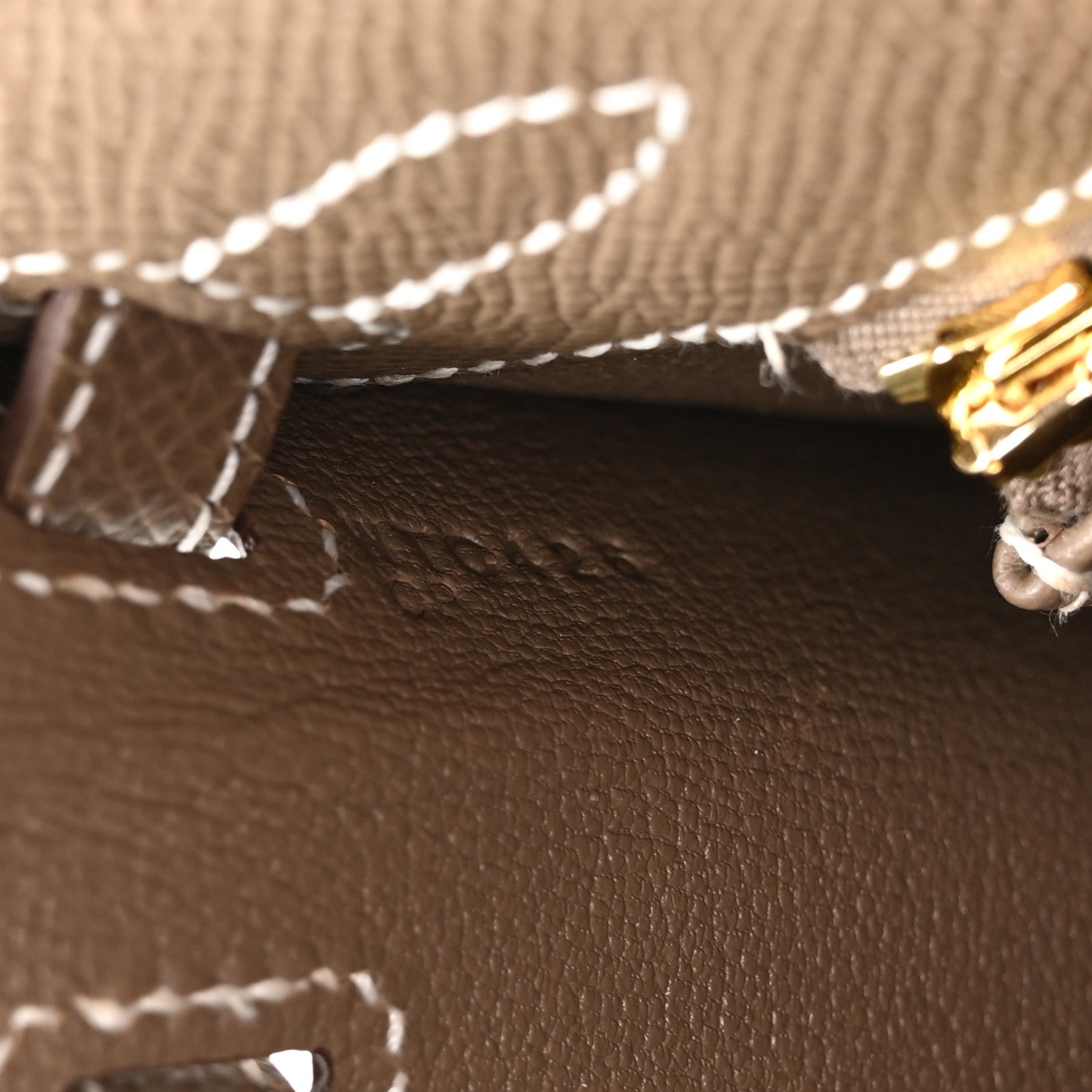 Hermes Epsom Kelly Sellier 25 Etoupe 7 of 11