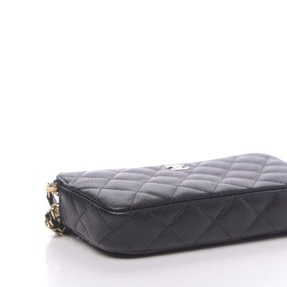 Chanel Caviar Quilted Small Clutch With Chain Black 11 of 14