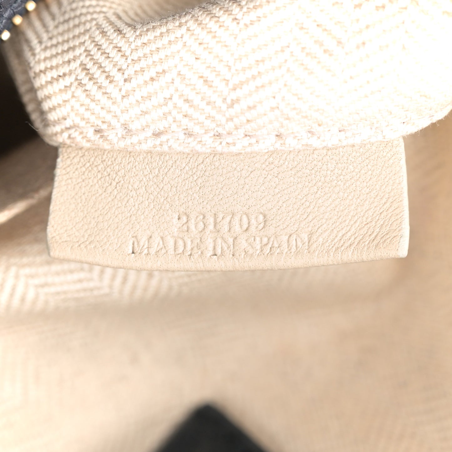 Calfskin Small Puzzle Bag Marine