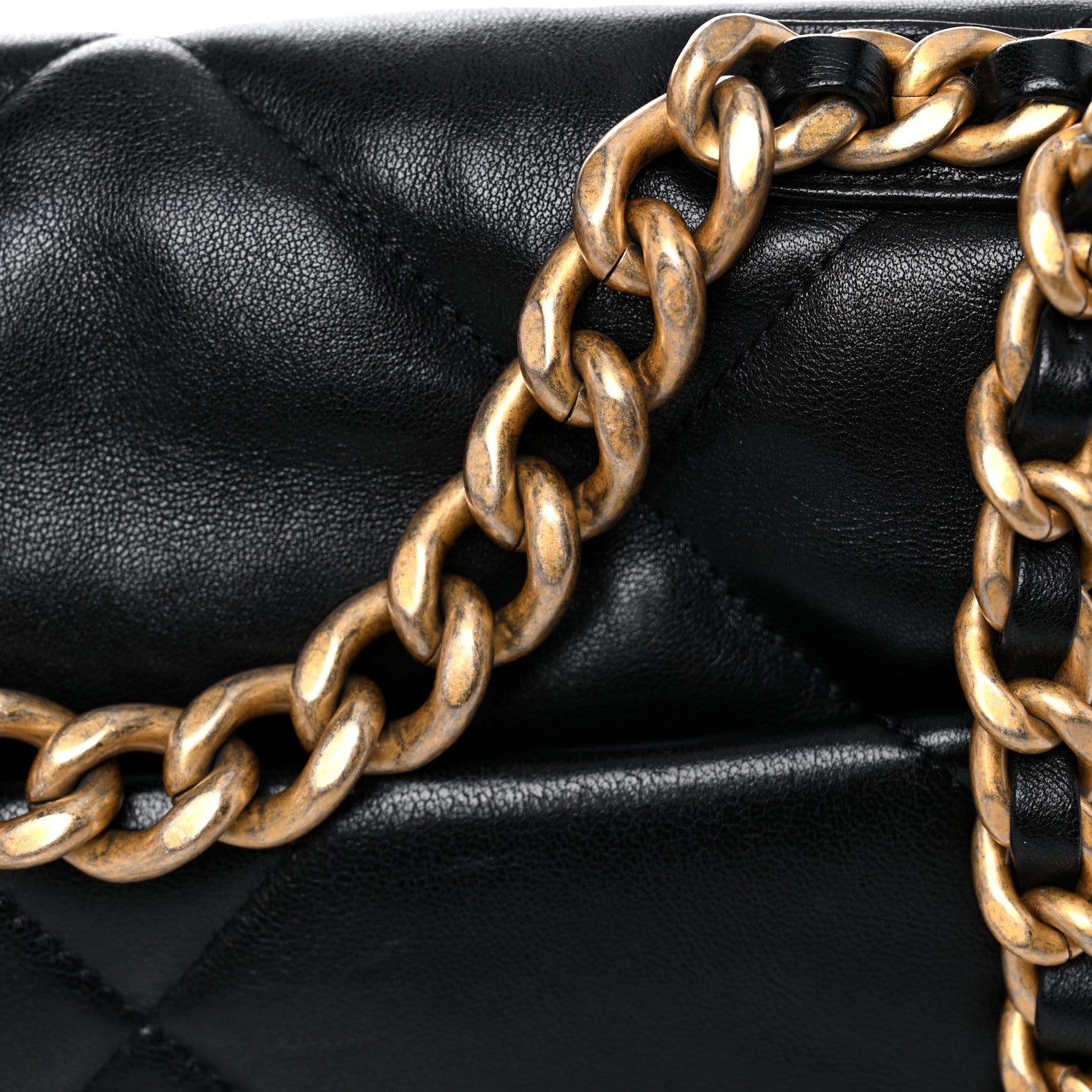 Chanel Lambskin Quilted Medium Chanel 19 Flap Black 8 of 12