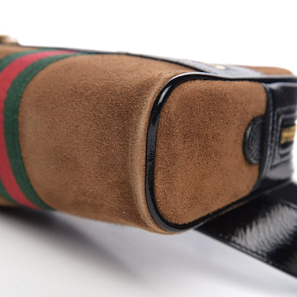 Gucci Suede Small Ophidia Belt Bag 75 30 Brown 10 of 10