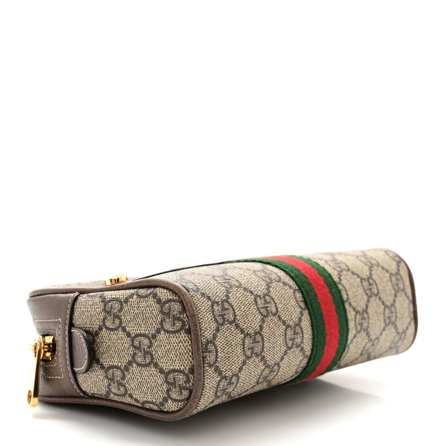 Gucci GG Supreme Monogram Web Small Ophidia Belt Bag 75 30 Dark Brown 4 of 9