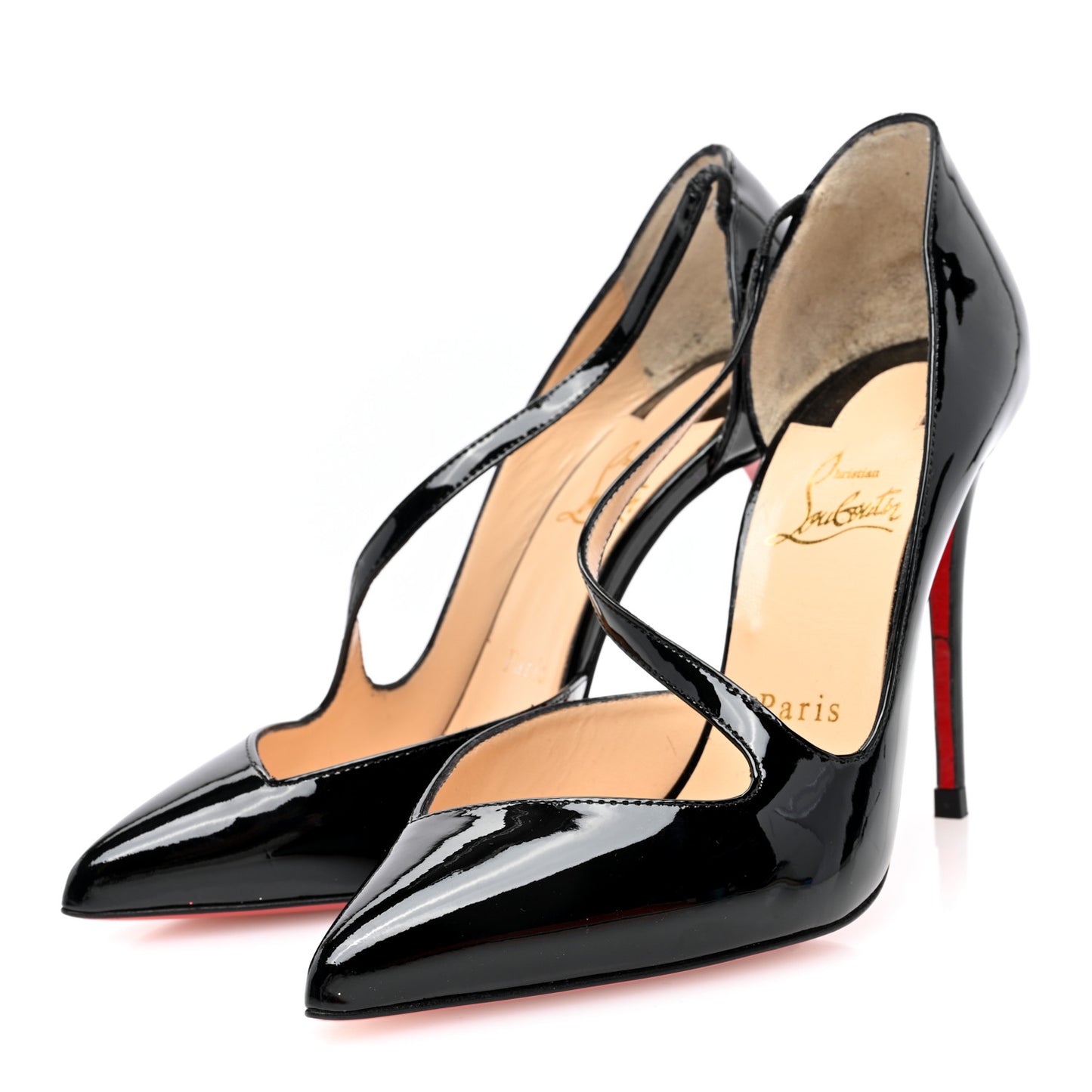 Patent Jumping Cross 85 Pumps 37 Black