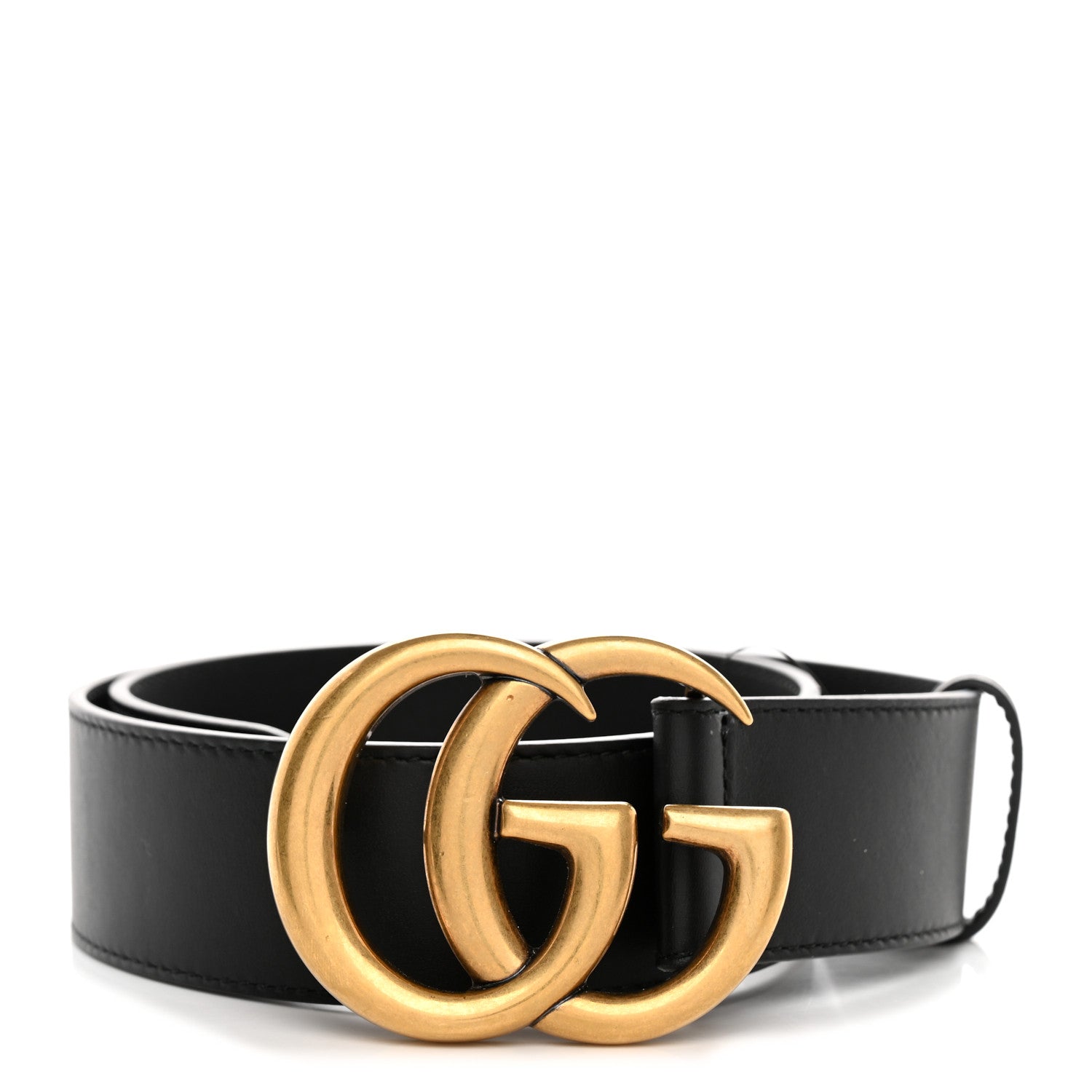 Gucci Calfskin Double G 40mm Belt 65 26 Black 1 of 5