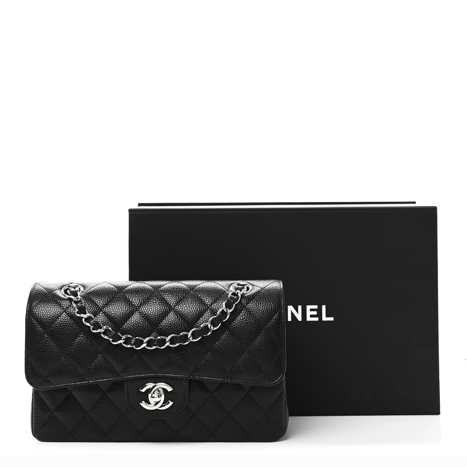 Chanel Caviar Quilted Small Double Flap Black 11 of 11