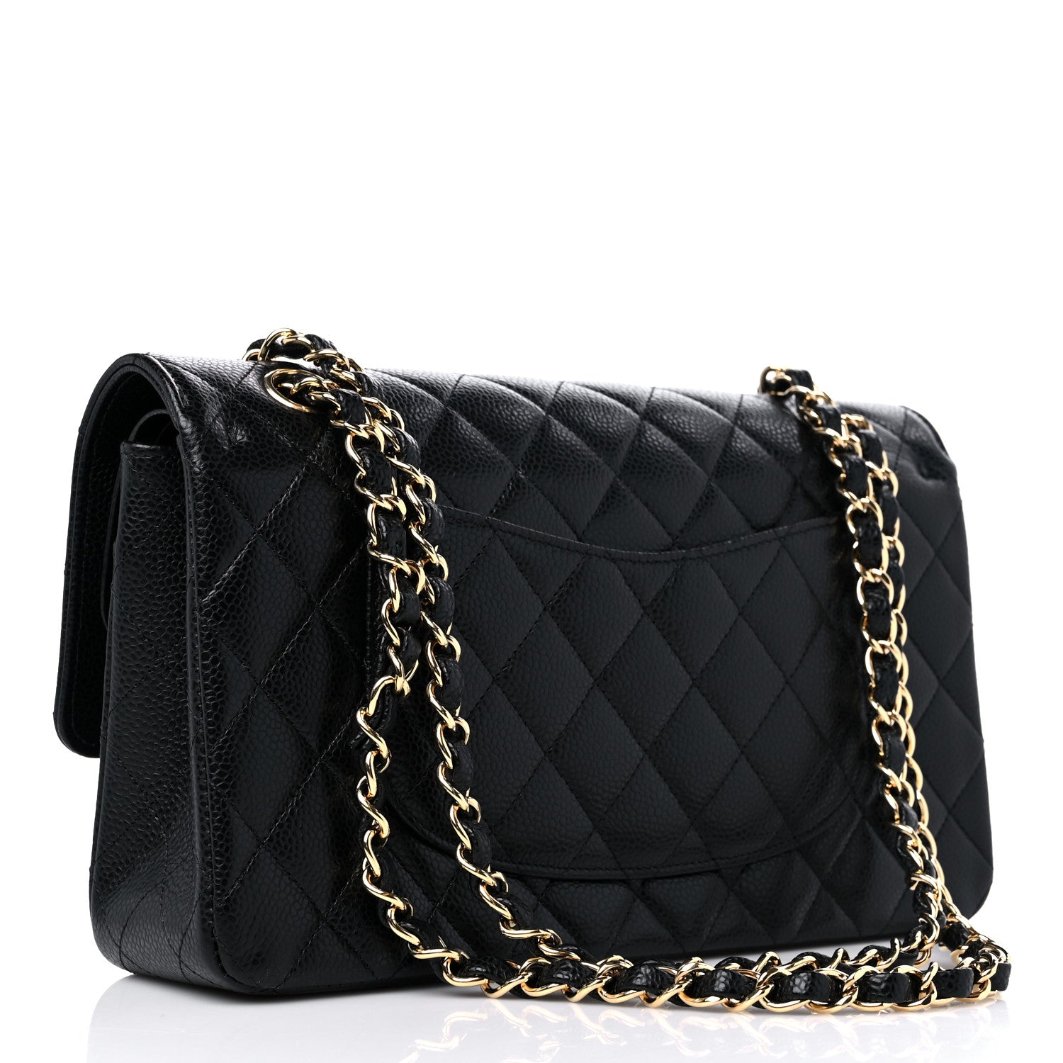 Chanel Caviar Quilted Medium Double Flap Black 3 of 10