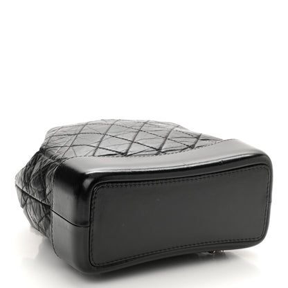 Chanel Aged Calfskin Quilted Small Gabrielle Backpack Black 4 of 10