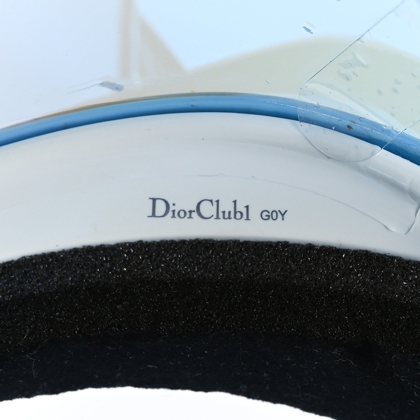 Mirrored DiorClub1 Sun Visor