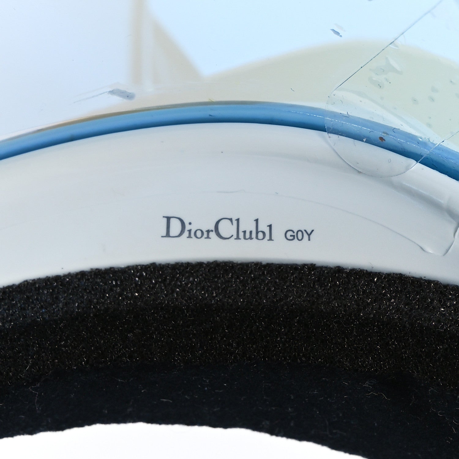 Christian Dior Mirrored DiorClub1 Sun Visor 9 of 12
