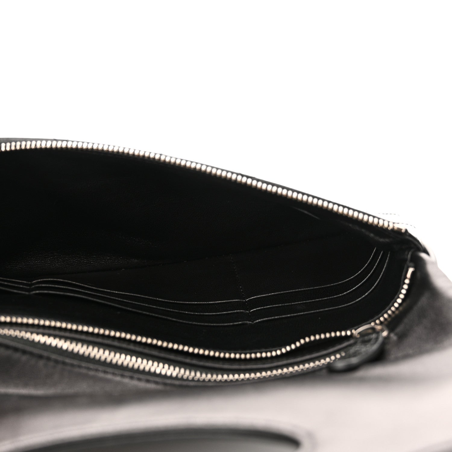Chanel Aged Calfskin Quilted Small 31 Pouch Black 5 of 12