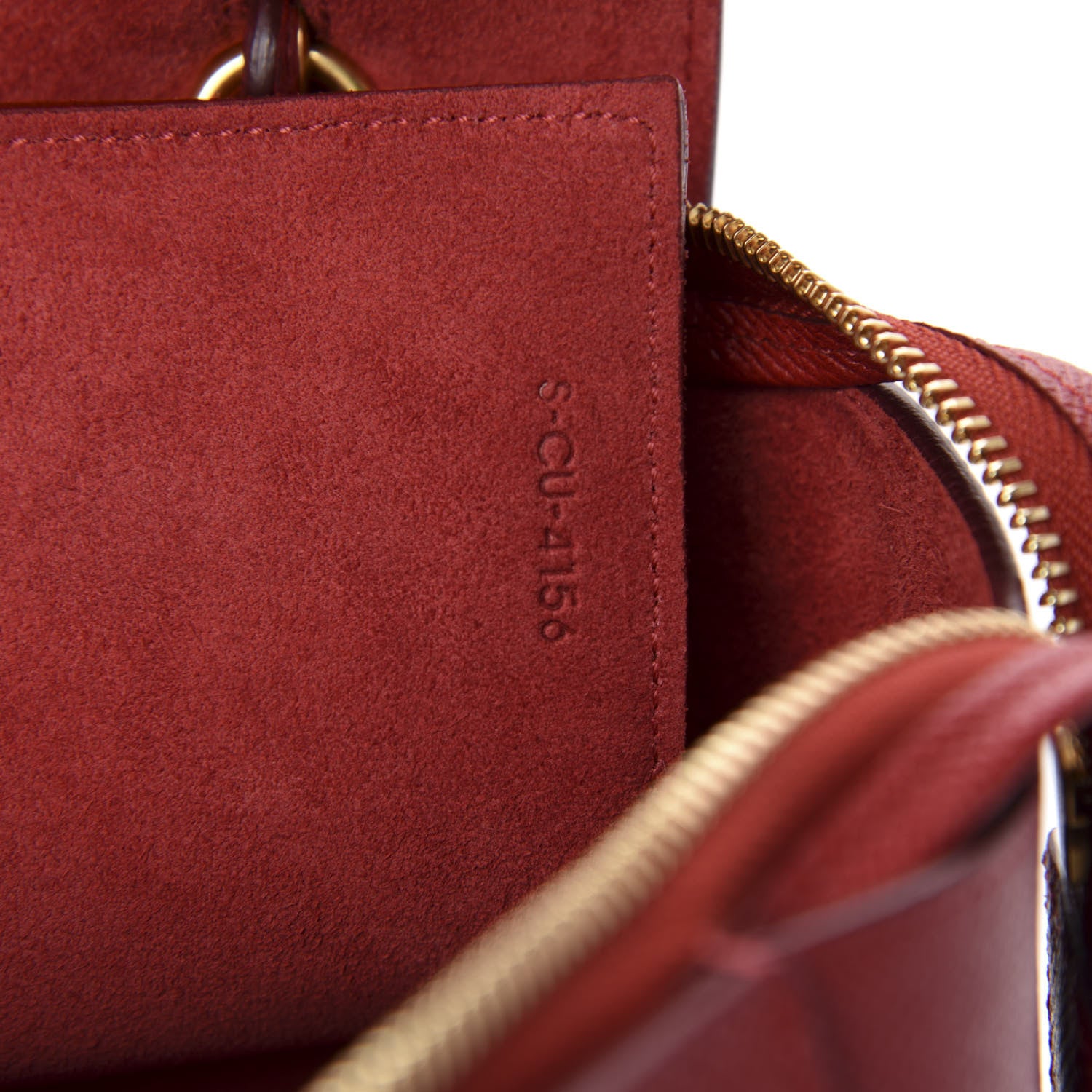 Celine Baby Grained Calfskin Micro Belt Bag Coquelicot 9 of 10