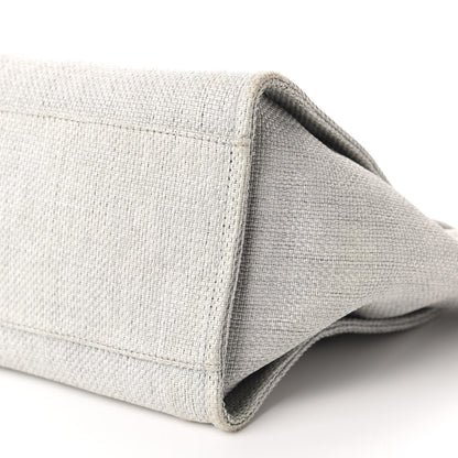 Chanel Canvas Medium Deauville Tote Grey 8 of 12