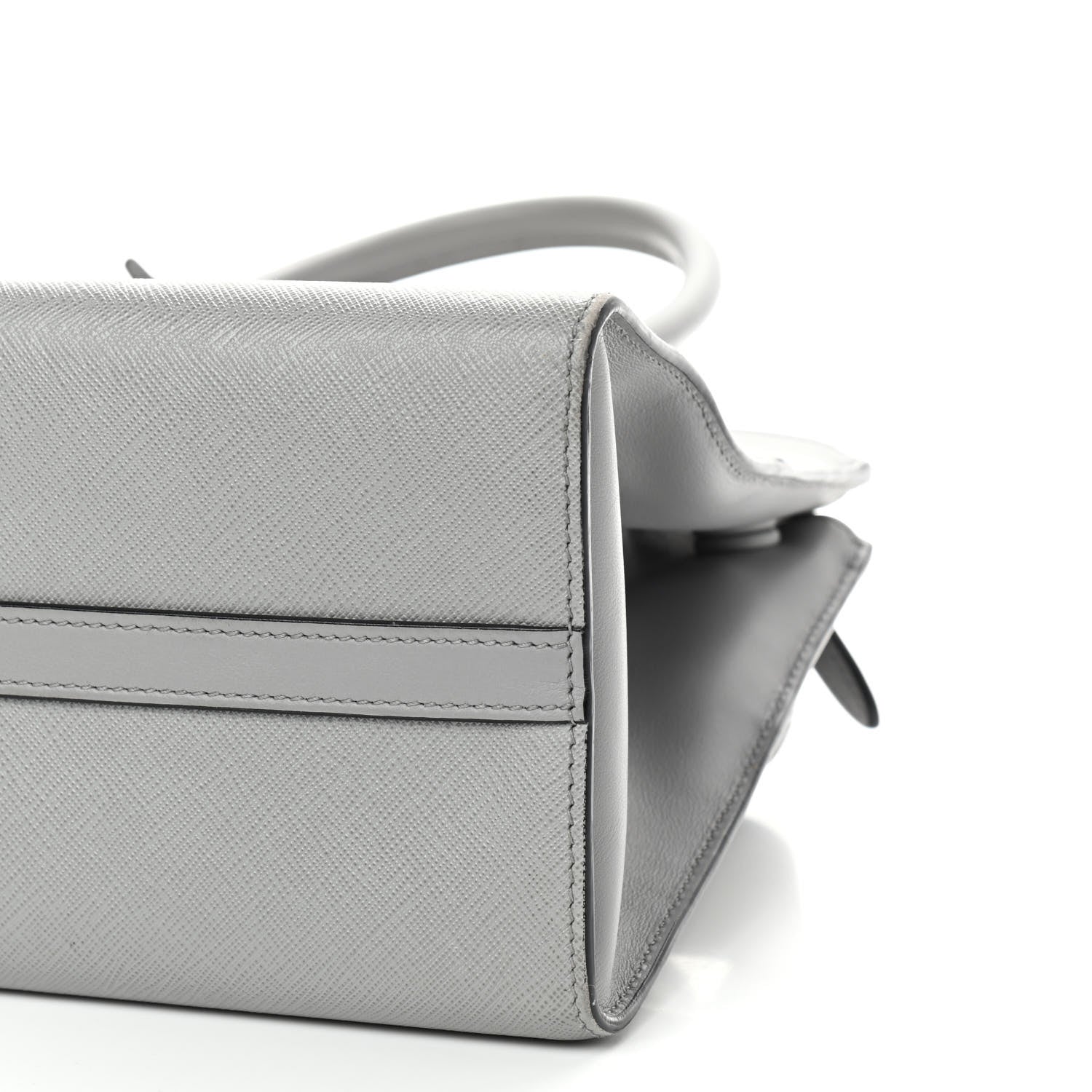 Prada Saffiano City Calfskin Small Paradigme Bag Nube 9 of 9