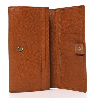 Gucci Dollar Calfskin Continental Flap Wallet Cuir 6 of 10