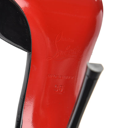 Christian Louboutin Patent Dollyla 100 Pumps 36 Black 5 of 8