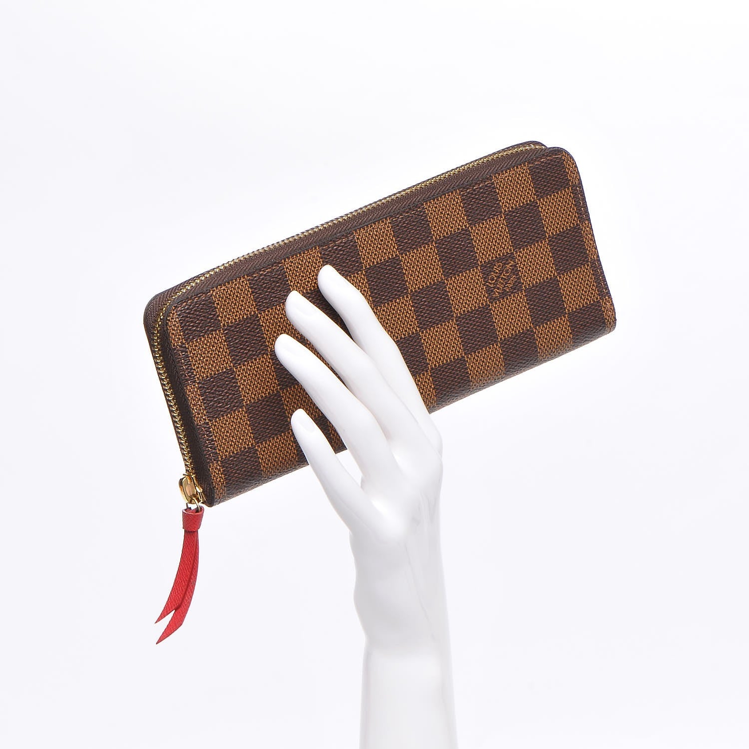 Louis Vuitton Damier Ebene Clemence Wallet 2 of 7