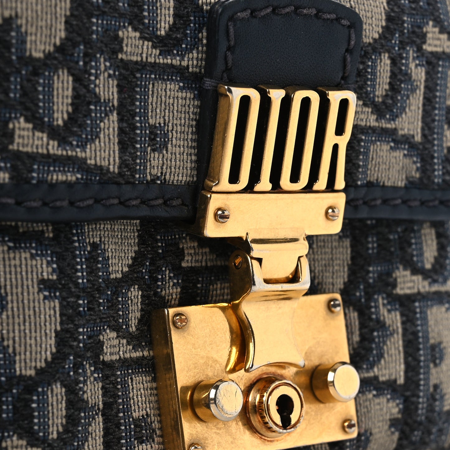 Oblique DiorAddict Wallet Blue