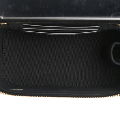 Chanel Caviar Quilted Small Tiny CC Vanity Case With Chain Black 5 of 12