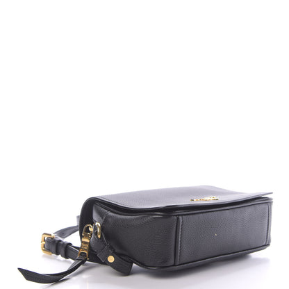 Prada Vitello Phenix Crossbody Bag Black 4 of 11