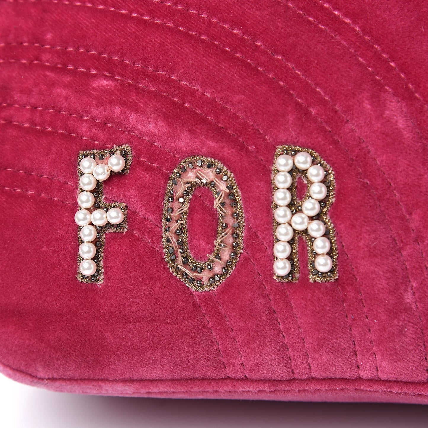 Velvet Matelasse Blind for Love Embroidered Medium GG Marmont Shoulder Bag Light Raspberry Rose Multicolor