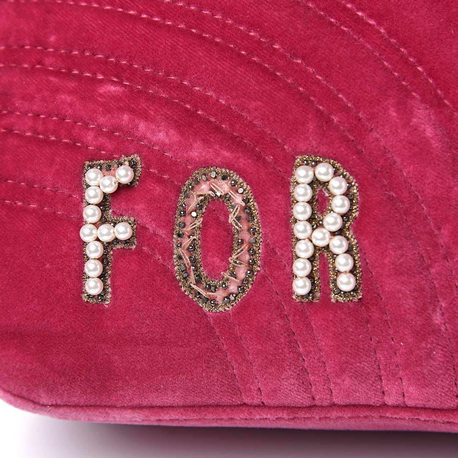 Gucci Velvet Matelasse Blind for Love Embroidered Medium GG Marmont Shoulder Bag Light Raspberry Rose Multicolor 14 of 20