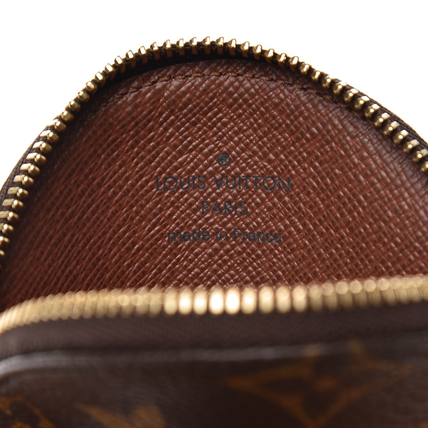 Monogram Round Coin Purse