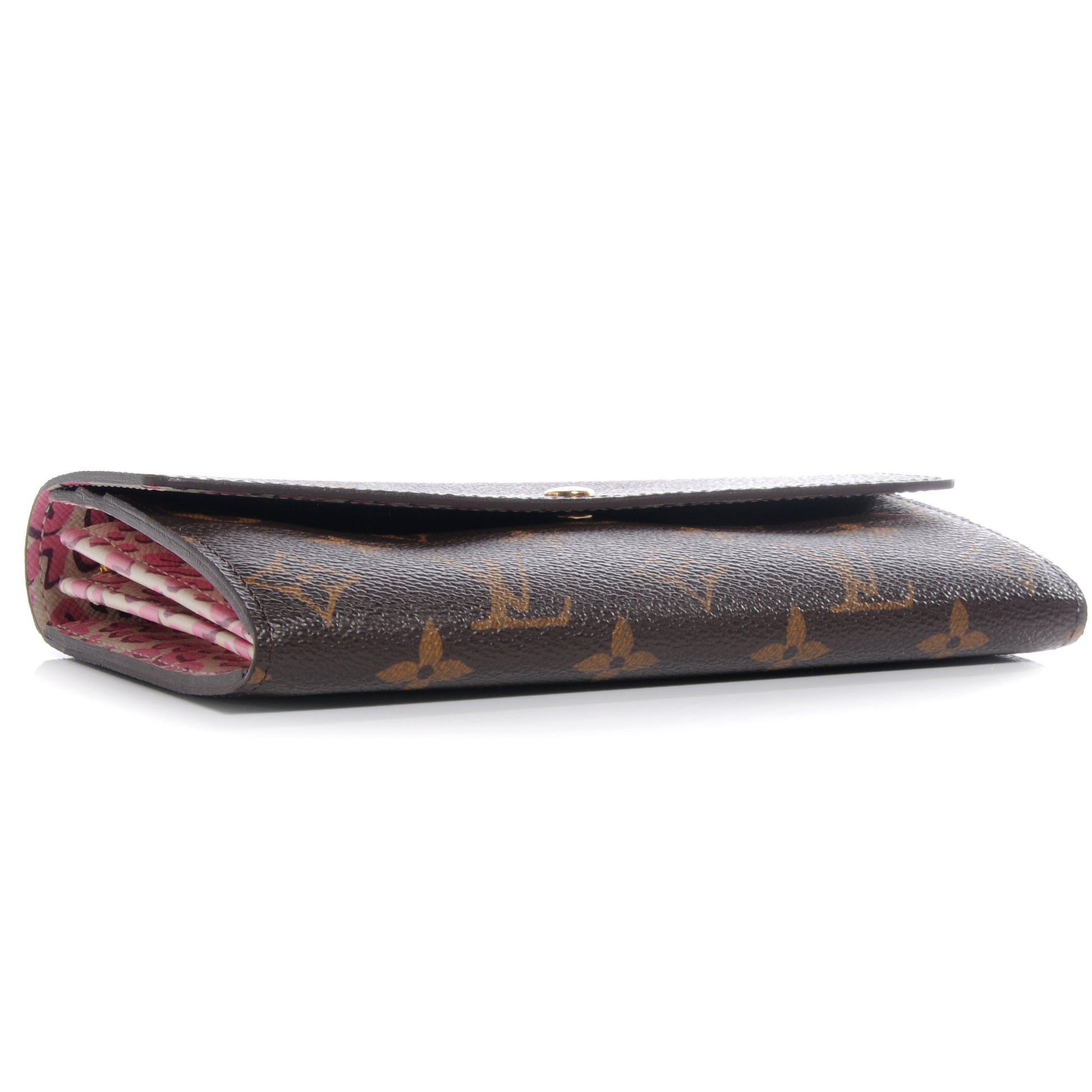 Louis Vuitton Monogram Leopard Sarah Wallet 4 of 8