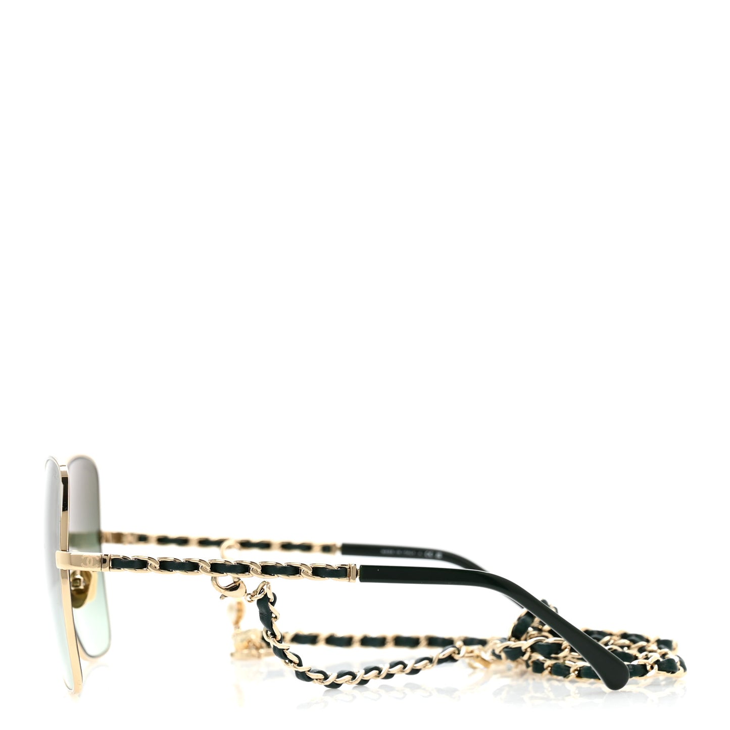 Square Frame Chain Sunglasses 4274-Q Green