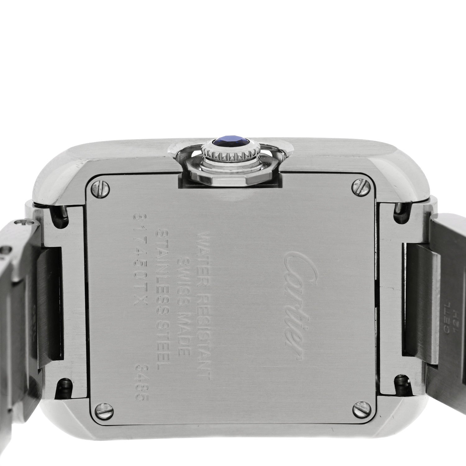 Cartier Stainless Steel 23mm Tank Anglaise Quartz Watch 4 of 4
