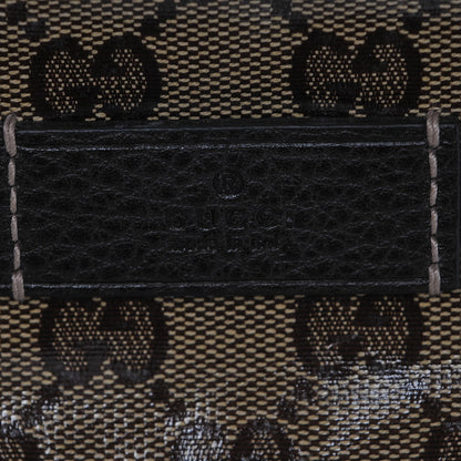 Gucci Crystal Monogram Large Flat Messenger Bag Dark Brown 6 of 7