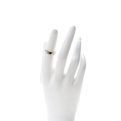 Cartier 18K Pink Gold Diamond 4mm LOVE Wedding Band Ring 50 5.25 2 of 5