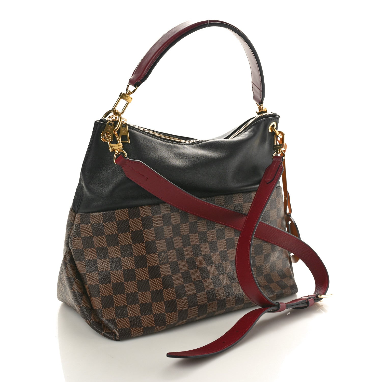 Louis Vuitton Damier Ebene Calfskin Maida Black 2 of 8