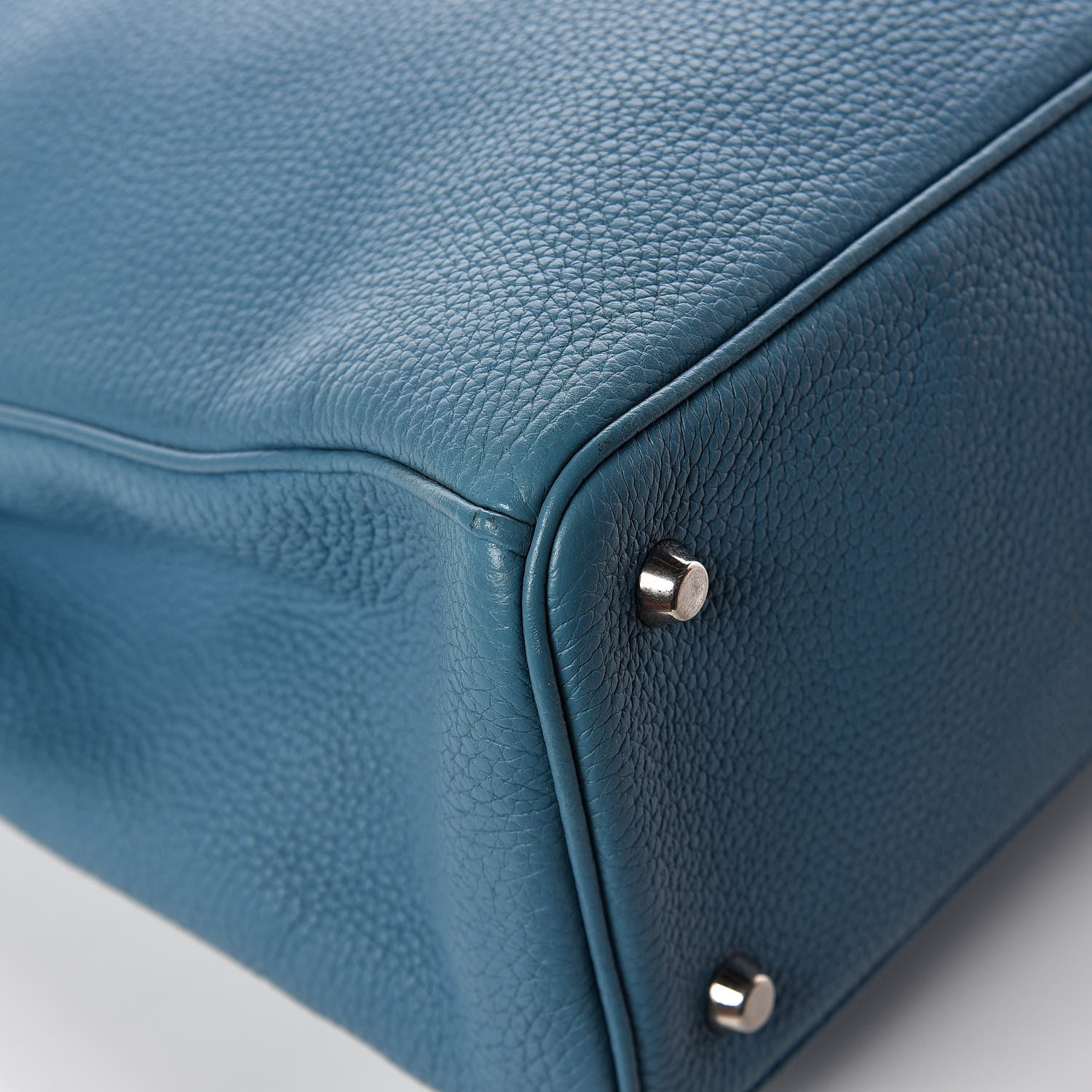 Christian Dior Bullcalf Large Diorissimo Tote Blue 20 of 24
