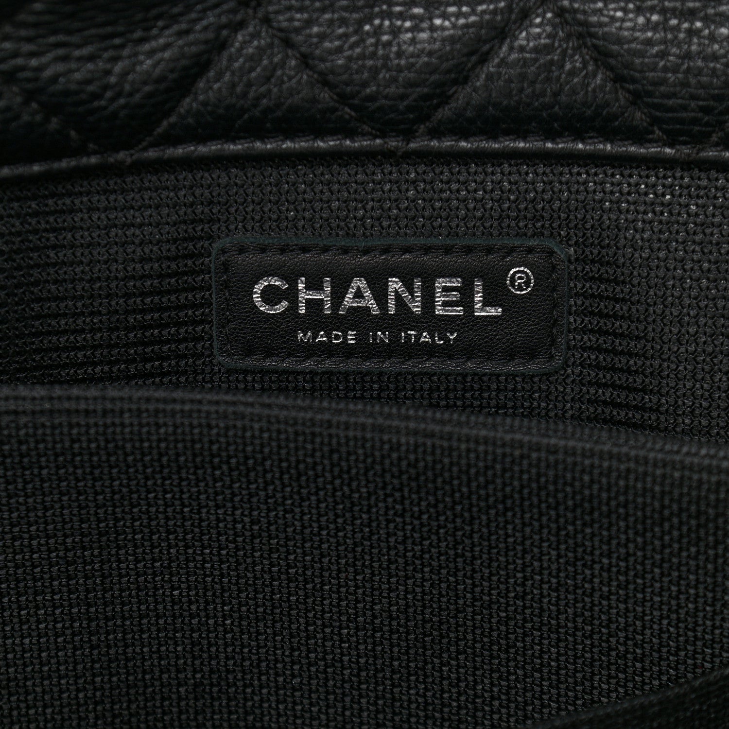 Chanel Calfskin Quilted XXL Travel Flap Bag Black 6 of 10