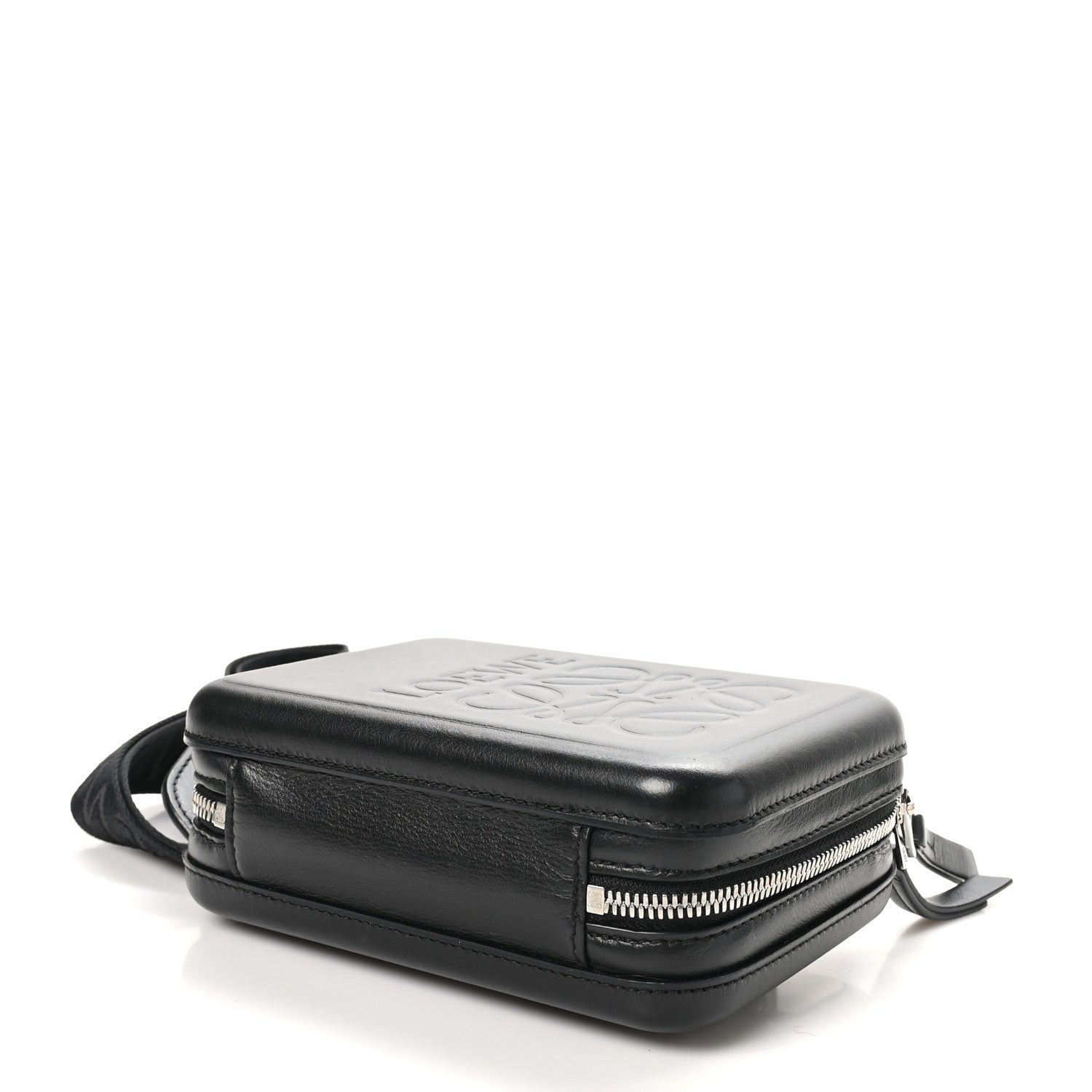 Loewe Calfskin Molded Sling Crossbody Bag Black 4 of 9