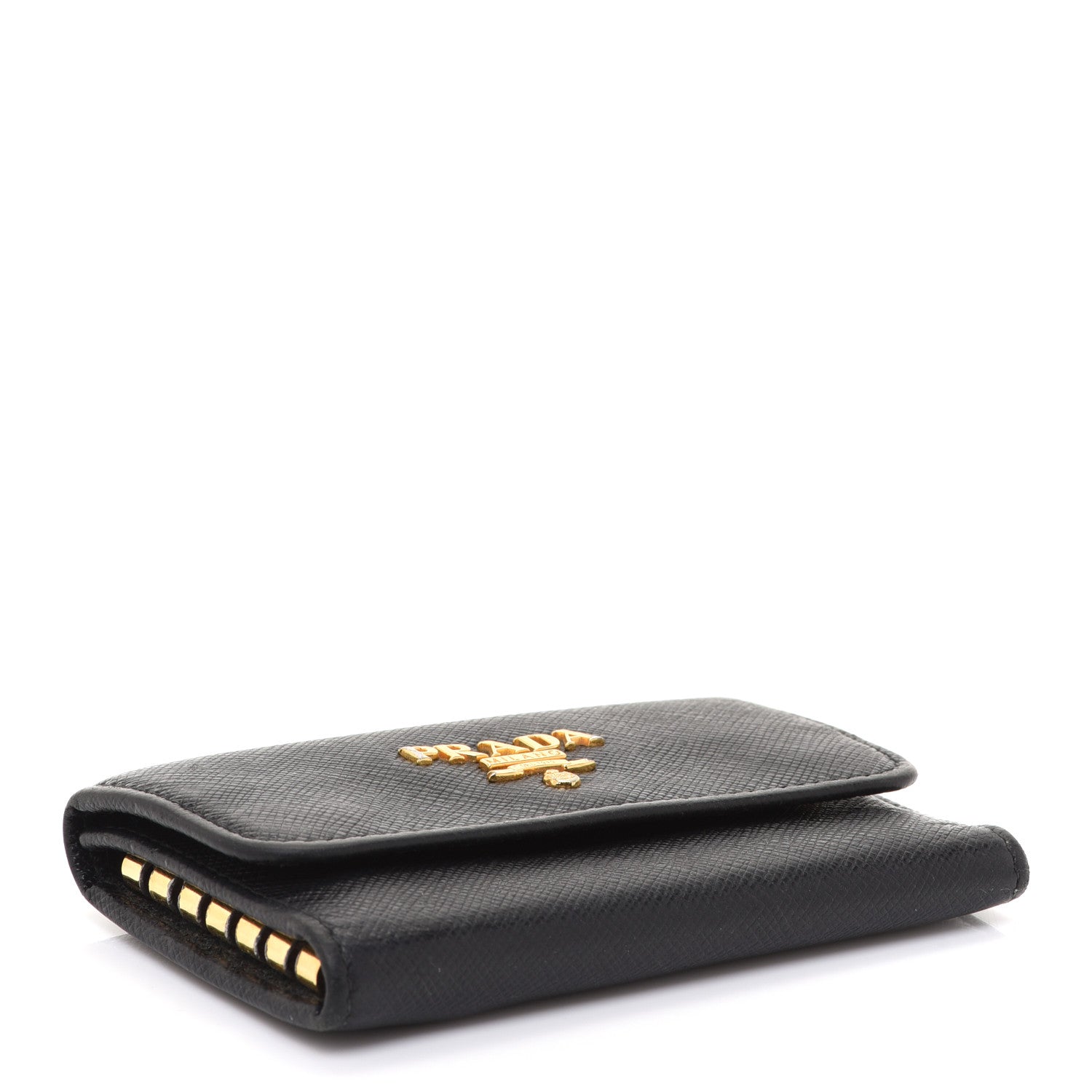 Prada Tessuto Nylon 6 Key Holder Black 4 of 12
