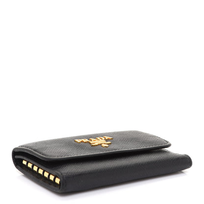Prada Tessuto Nylon 6 Key Holder Black 4 of 12
