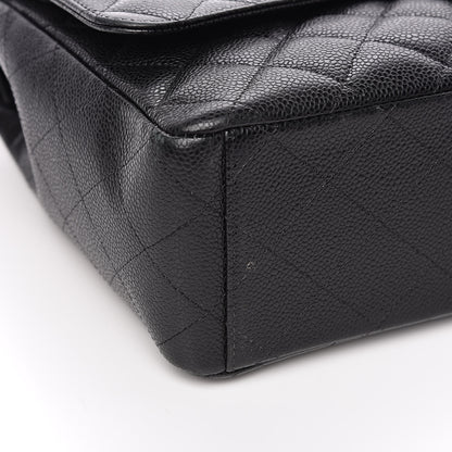 Chanel Caviar Quilted Maxi Double Flap Black 14 of 16