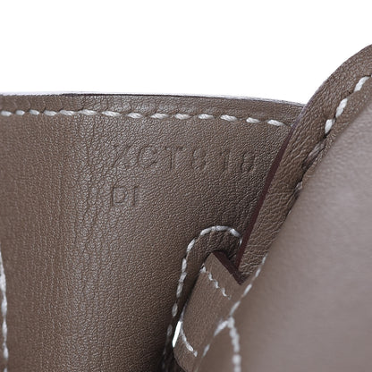 Hermes Swift Birkin 25 Etoupe 9 of 28