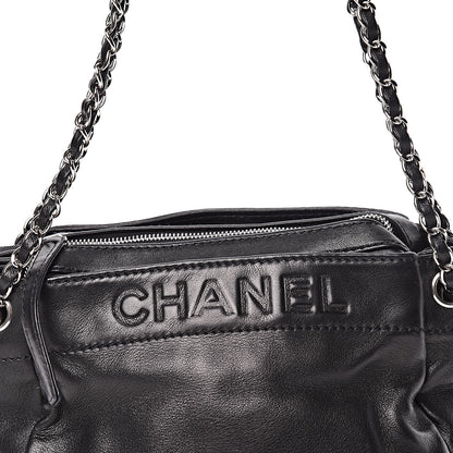 Chanel Lambskin Lax Accordion Hobo Black 17 of 17