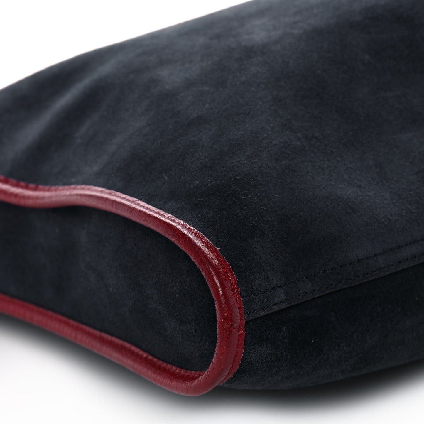 Suede Calfskin Large Rajah Chain Tote New Blue Romantic Cherry