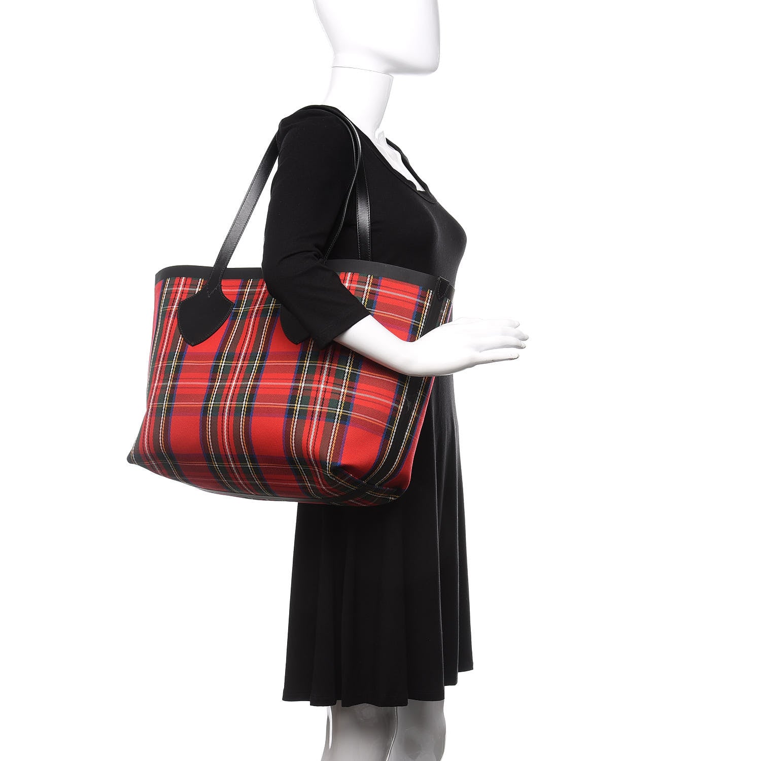 Burberry Vintage Check Medium The Giant Reversible Tote Antique Yellow Bright Red 2 of 18