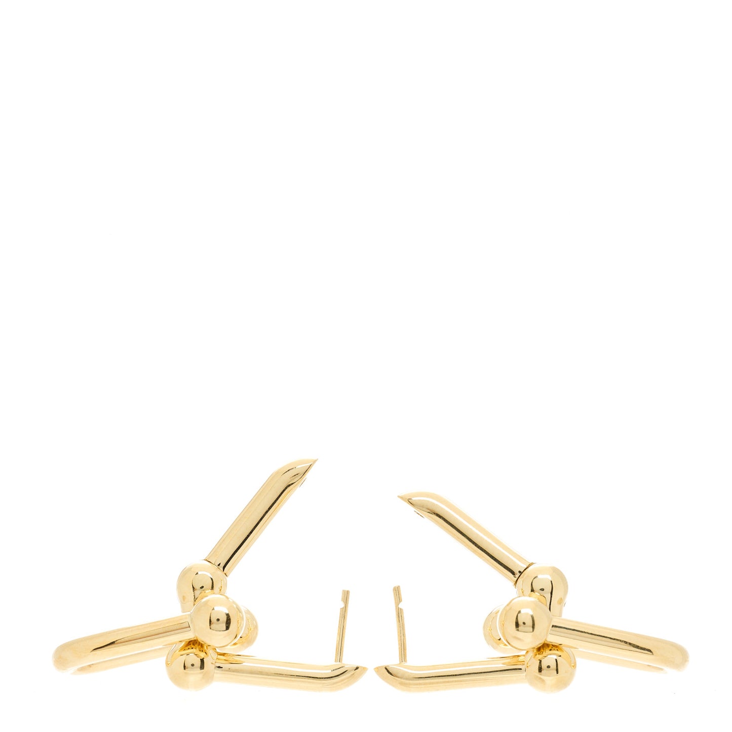 18K Yellow Gold Large HardWear Link Earrings