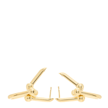 Tiffany 18K Yellow Gold Large HardWear Link Earrings 3 of 5