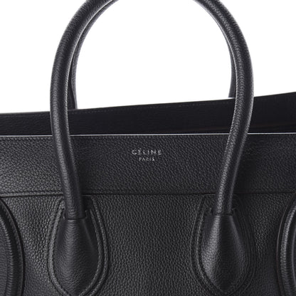 Celine Drummed Calfskin Mini Luggage Black 13 of 13