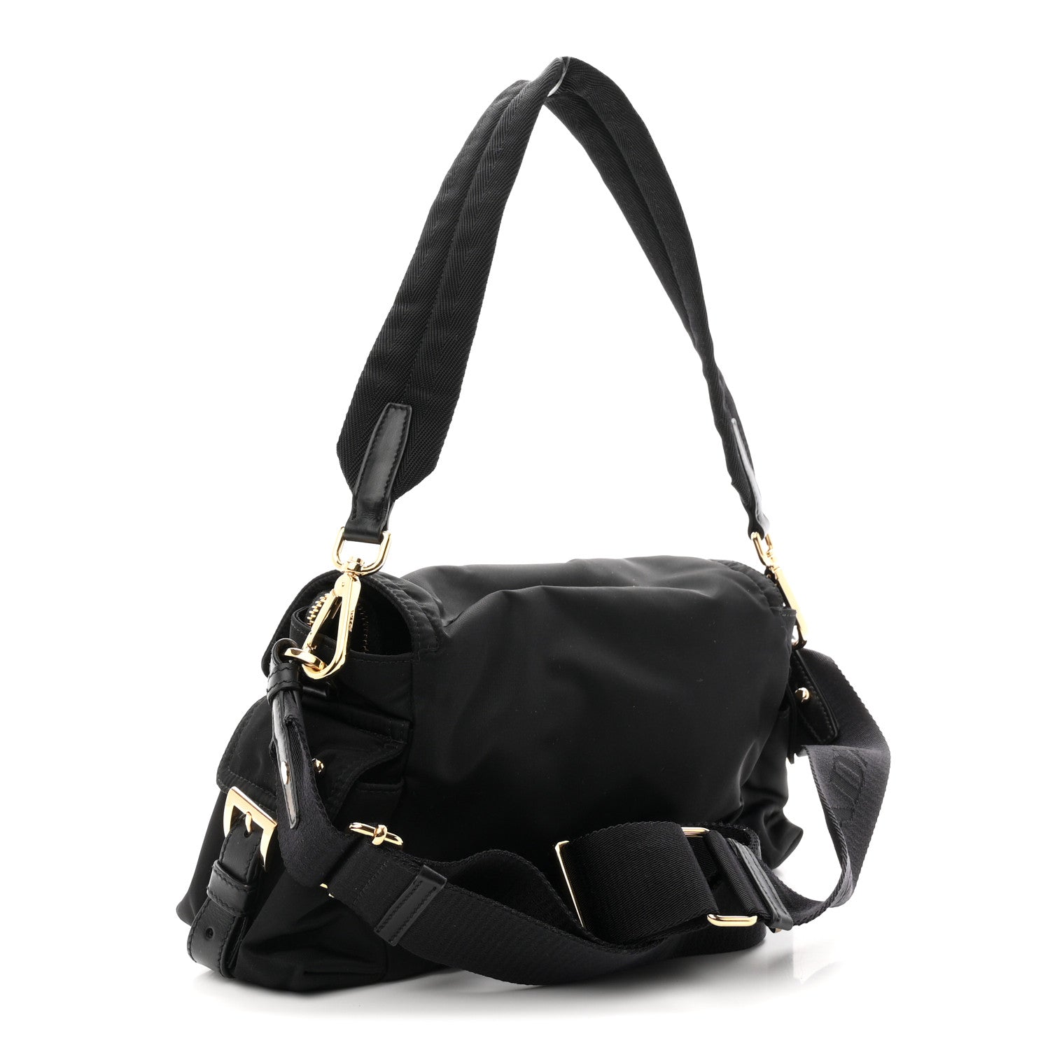 Prada Re-Nylon Medium Explore Shoulder Bag Black 3 of 11