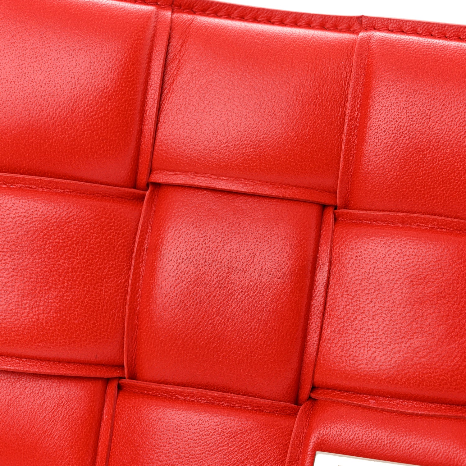 Bottega Veneta Lambskin Maxi Intreccio Padded Chain Cassette Crossbody Bag Nail Polish 11 of 11