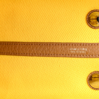 Hermes Twill H Negonda Garden Party 30 TPM Ecru Jaune De Naples Biscuit 6 of 9